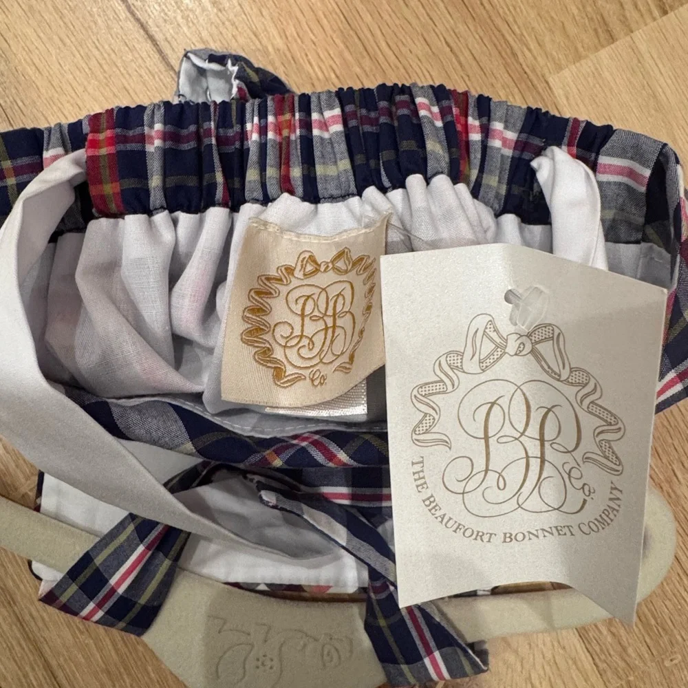 TBBC Sunsuit in Planters Inn Plaid